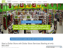 Tablet Screenshot of dollarstoreservices.com